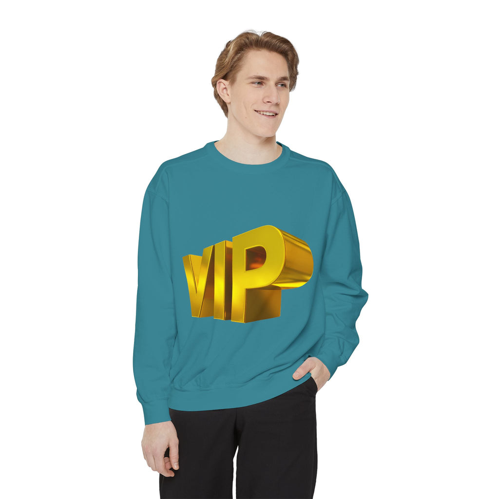 VIP Gold 3D Sweatshirt – Premium Statement Crewneck