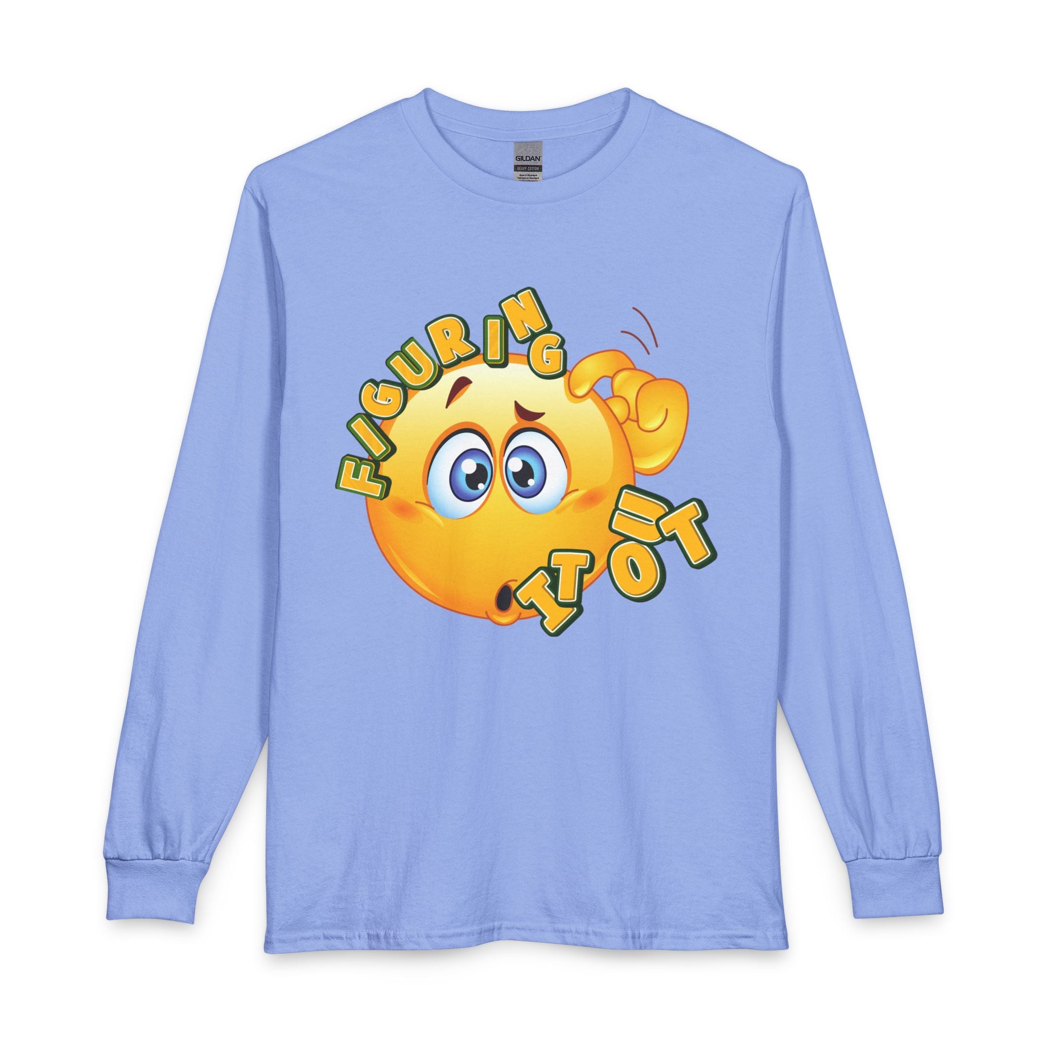 Figuring It Out Long Sleeve Graphic Tee – Unisex Casual Style