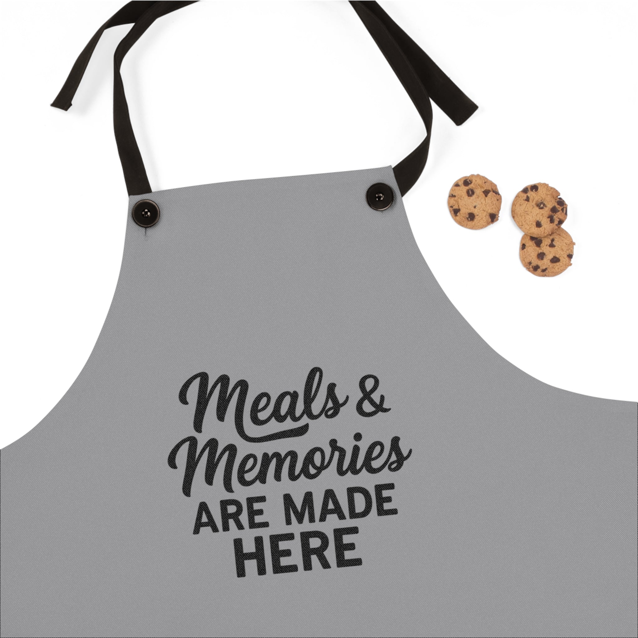 Meals & Memories Apron — "Meals & Memories Are Made Here" Kitchen Apron