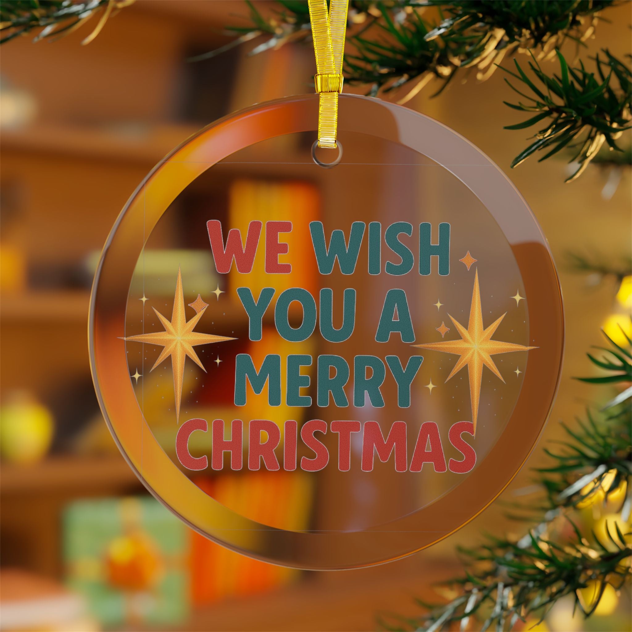 We Wish You a Merry Christmas Design — Kids & Family Holiday Artwork (Transparent)