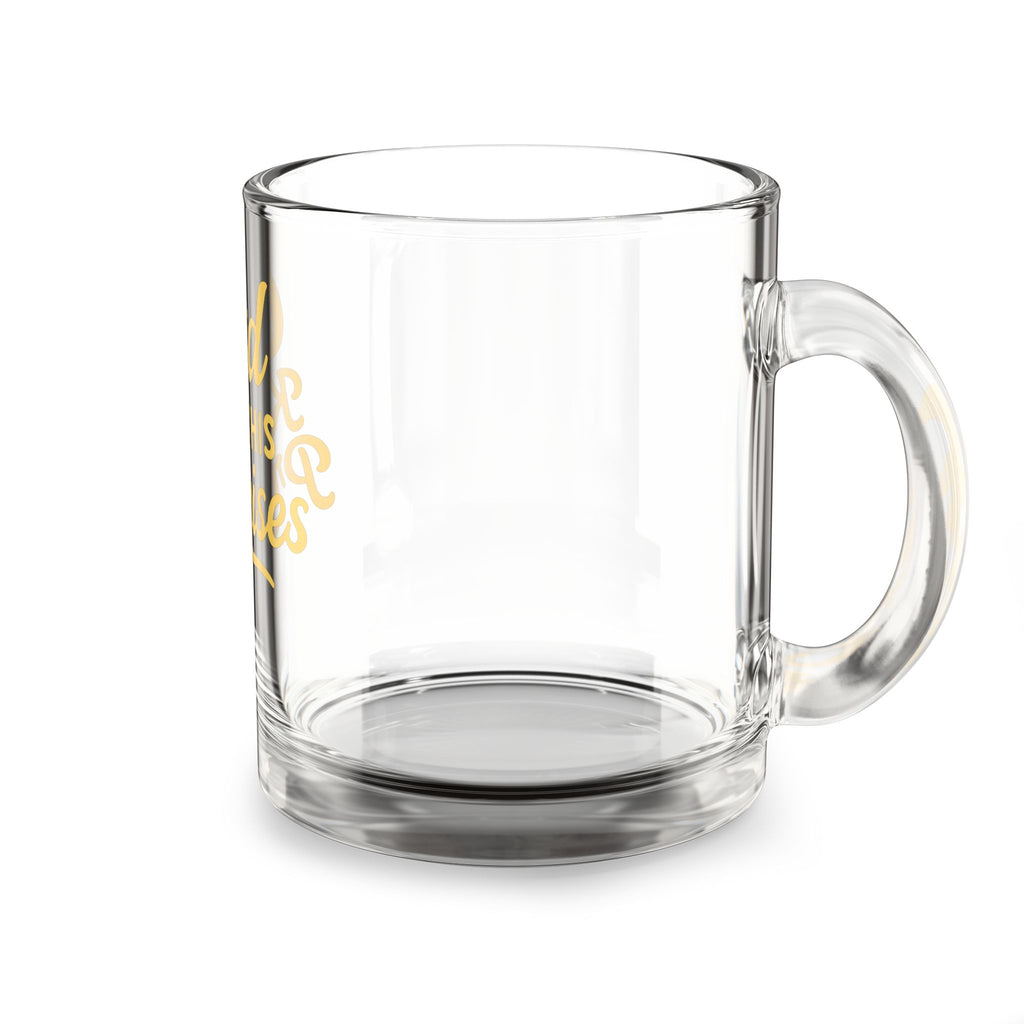 Glass Mug — "God Keeps His Promises" Inspirational Coffee Cup (10 oz)