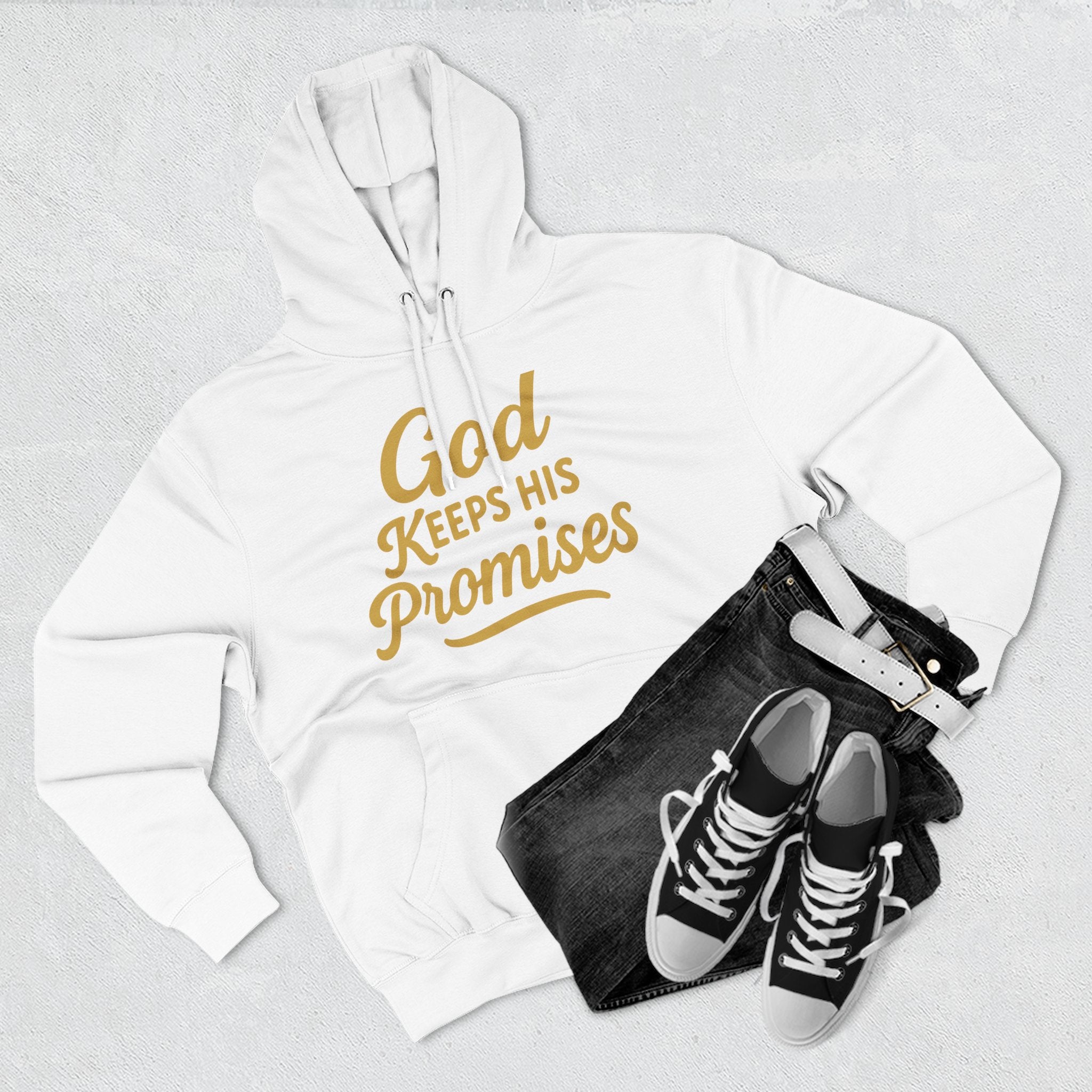 God Keeps His Promises Hoodie - Christian Faith Pullover