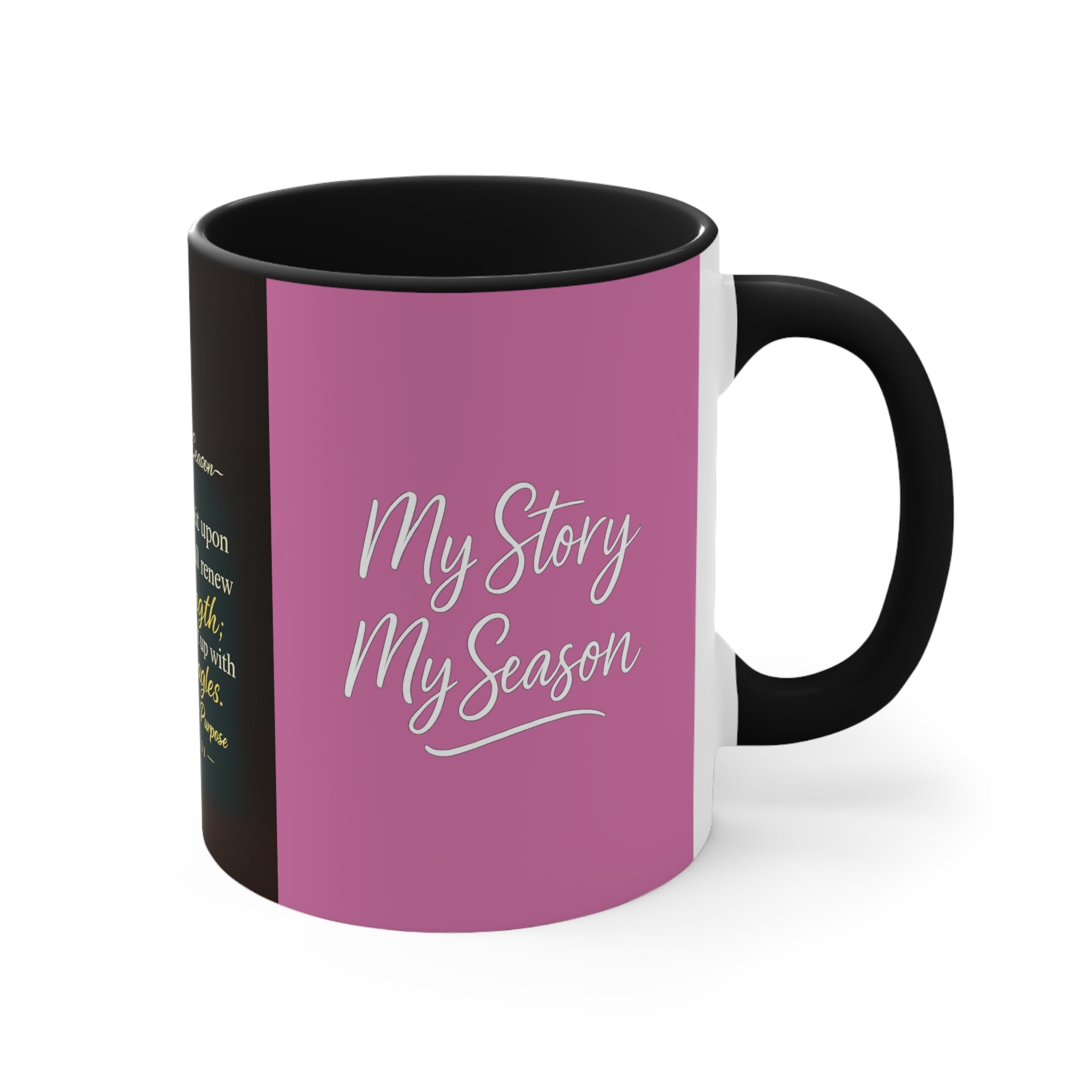 Inspirational Faith Accent Mug — “I Am Walking Boldly into the Calling”