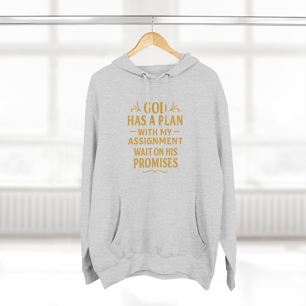 God Has A Plan Hoodie - Christian Inspirational Faith Motivational Pullover