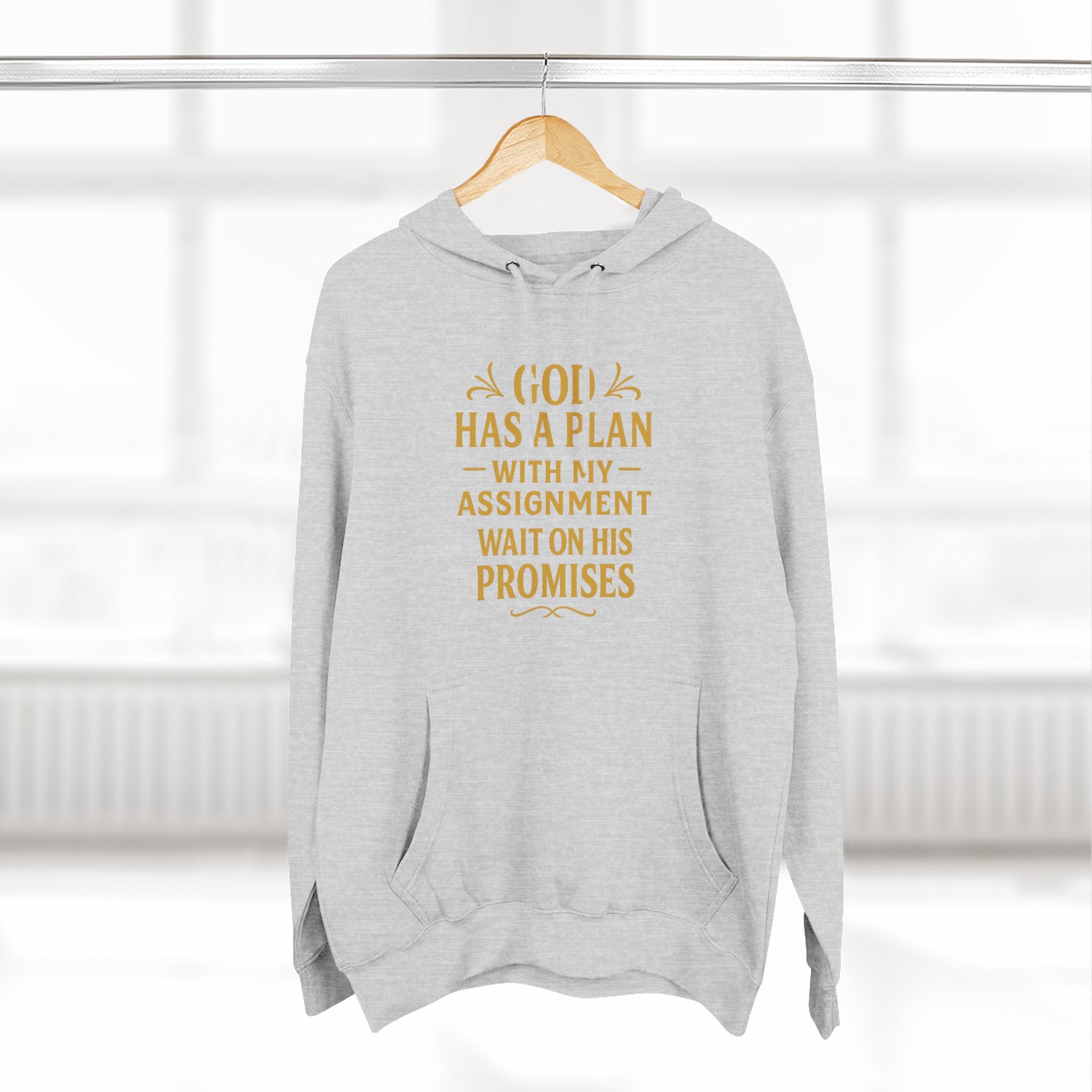 God Has A Plan Hoodie - Christian Inspirational Faith Motivational Pullover
